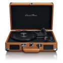 Suitcase turntable with speakers Lenco, brown