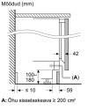 Built-underupright freezer Bosch