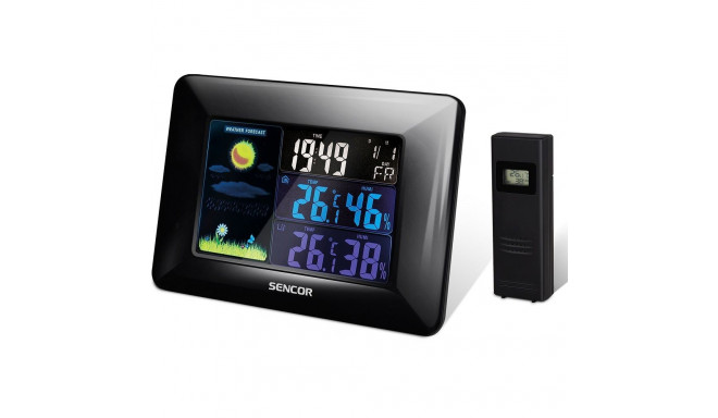 Weather station with wireless sensor Sencor
