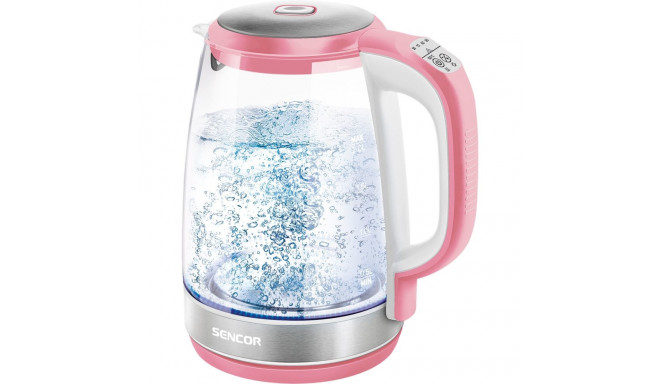 Klaaskorpusega veekeetja Sencor SWK2194RD, punane