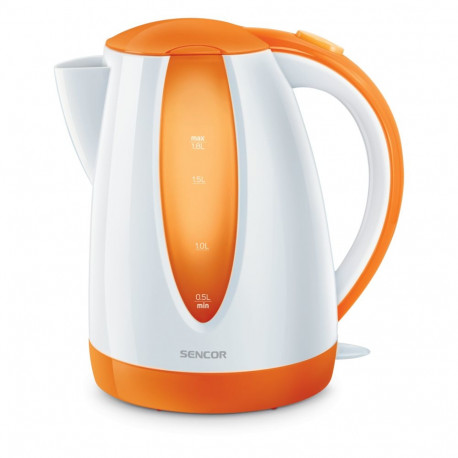 Water kettle Sencor, white/orange