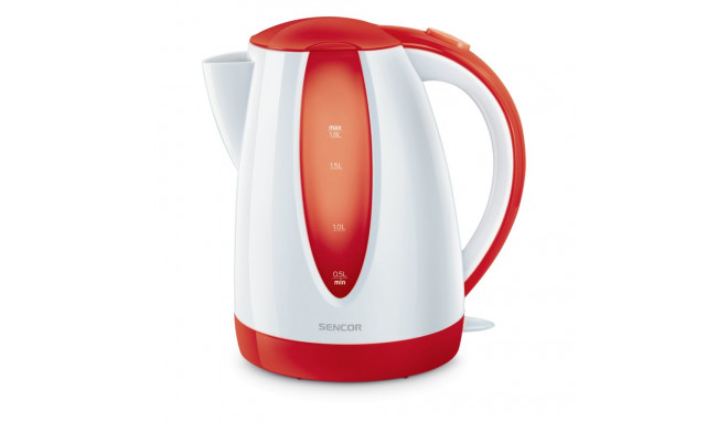 Veekeetja Sencor SWK1814RD, valge/punane