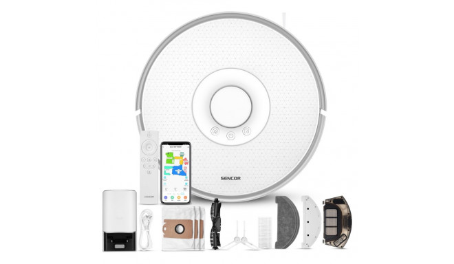 Robotic vacuum cleaner Sencor, automatic emptying