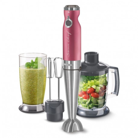 4 in 1 Hand blender Sencor, red