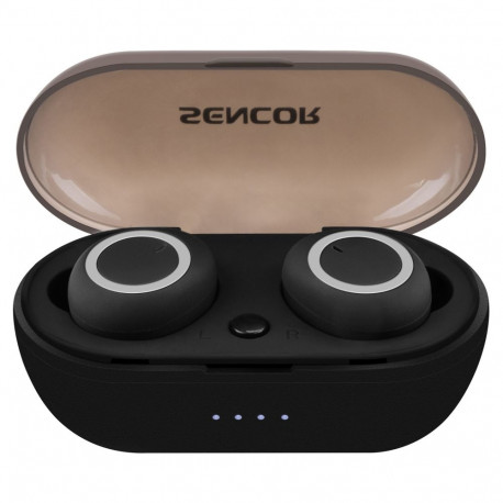 TWS earphones Sencor, black