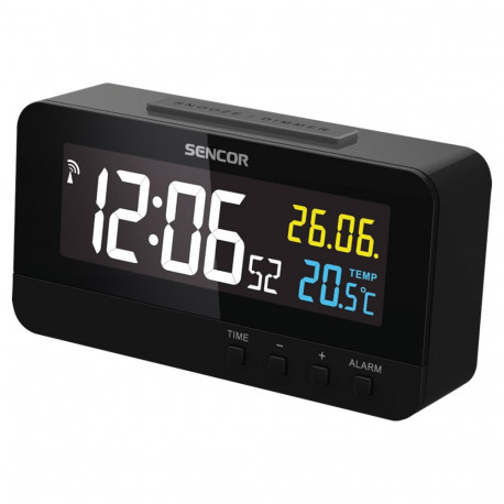 Digital alarm clock Sencor,  black