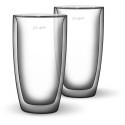 Borosilicate glass coffe latte 2x380ml Vaso Lamart