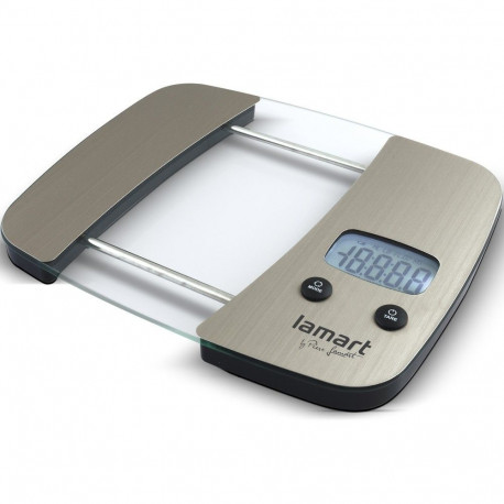 Kitchen scale with LCD display Lamart, grey