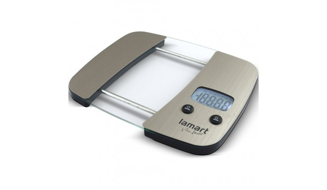 Kitchen scale with LCD display Lamart, grey