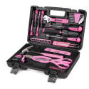 51-Tool set set Fieldmann, pink