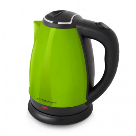 Electric kettle Victoria 1,8L stainless steel Esperanza, green