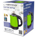 Electric kettle Victoria 1,8L stainless steel Esperanza, green