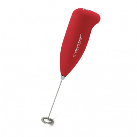 Mini milk frother latte Esperanza, red