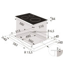 Built-in induction hob
