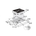 Built-in induction hob