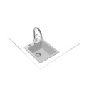 Sink Teka Forsquare 34.40TG bright arctic white