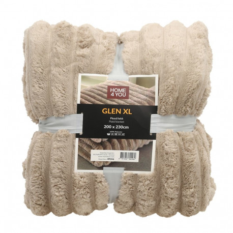 Pleed GLEN XL 200x230cm, beež