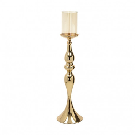 Candlestick LAUDRE D17xH70cm, gold