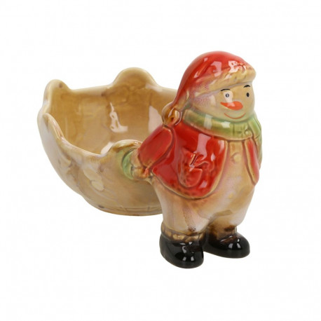 Decoration AMY SNOWMAN 20x13x13cm