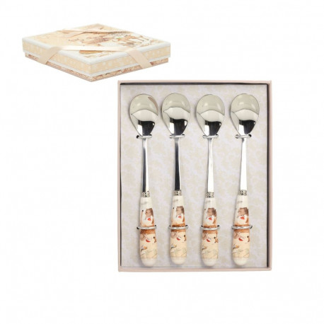 Spoons MIA DEER 4pcs 15cm, in a gift box