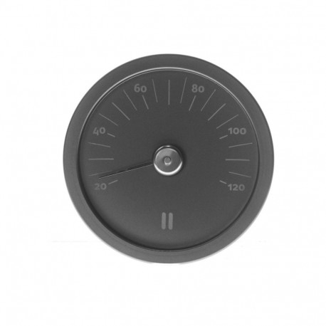 Sauna thermometer RENTO BLACK, D15x2cm