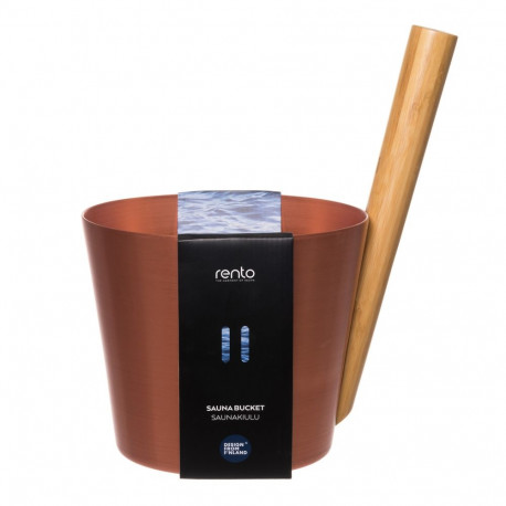 Saunakibu RENTO COPPER, 5L, alumiinium/ bambus
