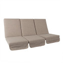 Swing cushions MONTREAL 114x52x9cm, beige