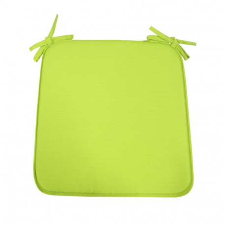Chair pad SUMMER 39cmx39x2,5cm, light green
