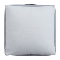Stool LAMB BAG 80x80xH30cm, white/light grey