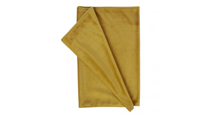 Table mat VELVET 43x116cm, mustard yellow