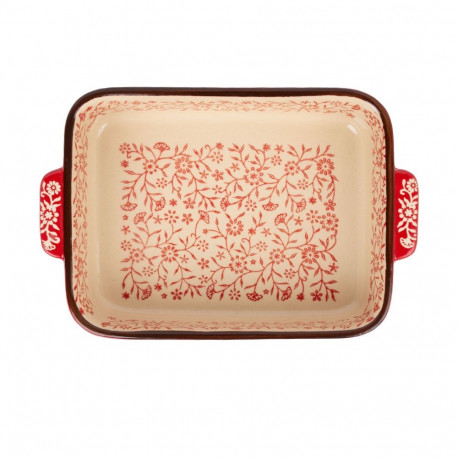 Ahjuvorm STAR BAKE 21x14cm, punane keraamika