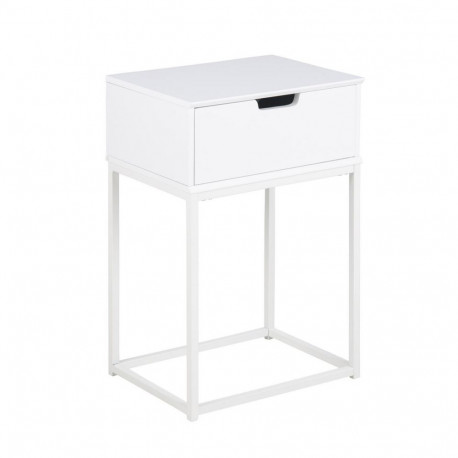 Bedside table MITRA white
