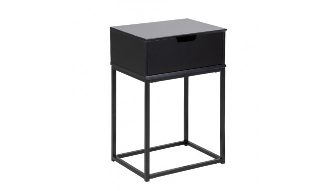Bedside table MITRA black