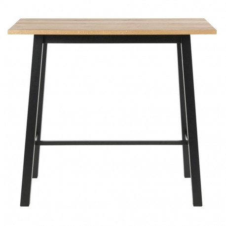 Bar table CHARA 117x58xH105cm, oak/black