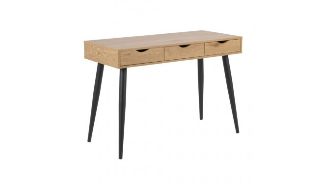 Kirjutuslaud NEPTUN 110x50xH77cm, tamm, melamiinplaat, metall