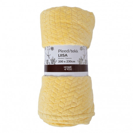 Plaid LIISA XL 200x230cm, yellow