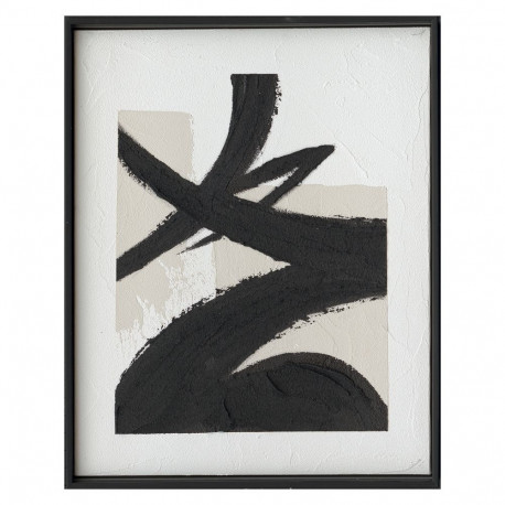 Maal raamiga 40x50cm, must joon