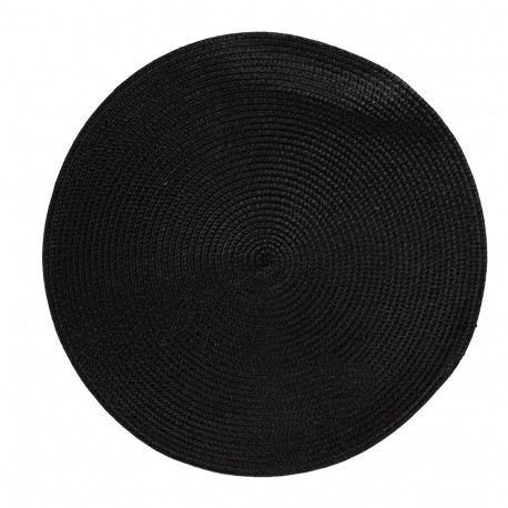 Placemat SELMA D38cm, black