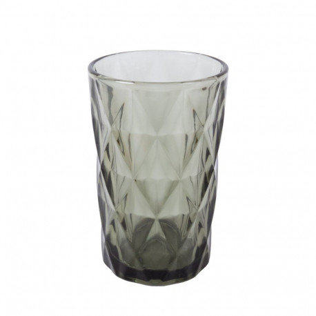 Joogiklaas kõrge CORAL 350ml, D8xH12cm, tumehall