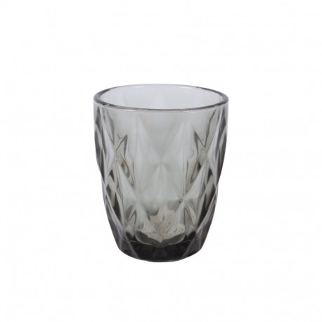 Drinking glass low CORAL 250ml, anthracite