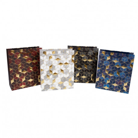 Gift bag ROMBY 18x23x10cm, mix