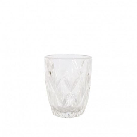 Joogiklaas madal CORAL 250ml, D8xH10cm, läbipaistev