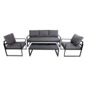 Garden furniture set LEIPZIG table, sofa, 2 chairs