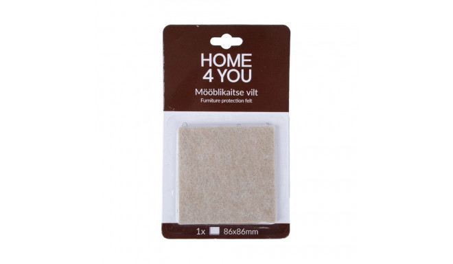 Mööblikaitse vilt 86x86mm x 1tk, beez
