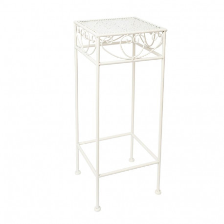Flower stand SANDY 23x23xH60cm, antique white