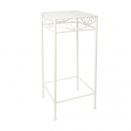 Flower stand SANDY 28x28xH70cm, antique white