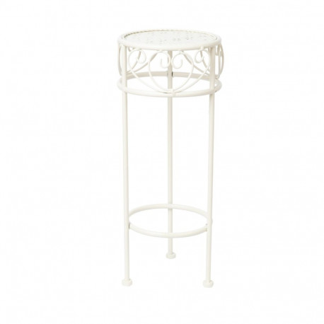 Flower stand SANDY D20xH50cm, antique white