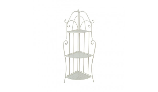 Nurgariiul SANDY 39x39xH126cm, antiikvalge