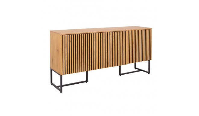 Sideboard HAMPTON 160x40xH80cm, melamine with oak bark