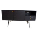 Side board LUXEMBOURG 150x40xH80cm, black